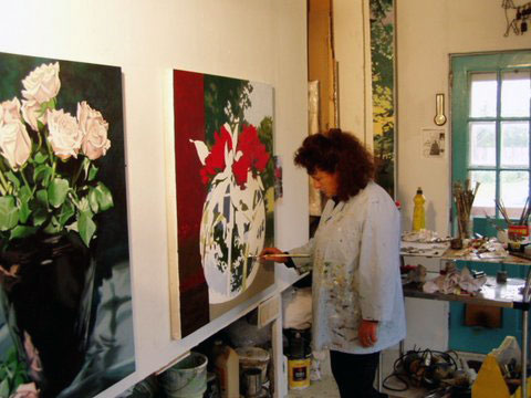 Lenni Workman’s studio