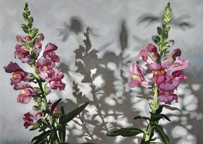 Snapdragons and Echinacea by Lenni Workman